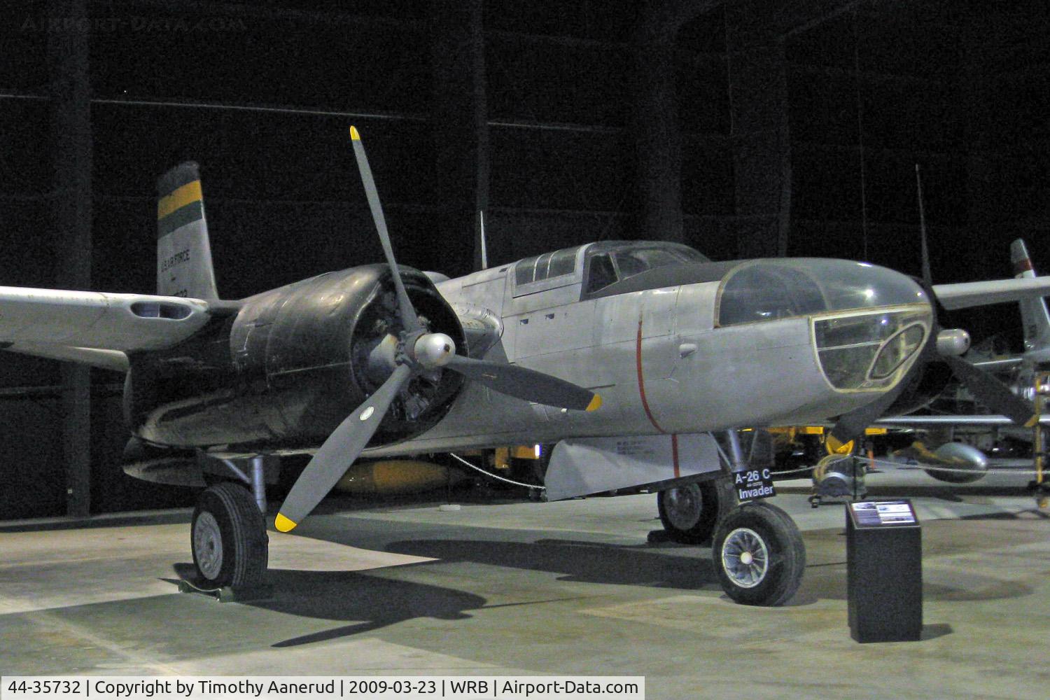 44-35732, 1944 Douglas A-26C Invader C/N 29011, Museum of Aviation, Robins AFB
