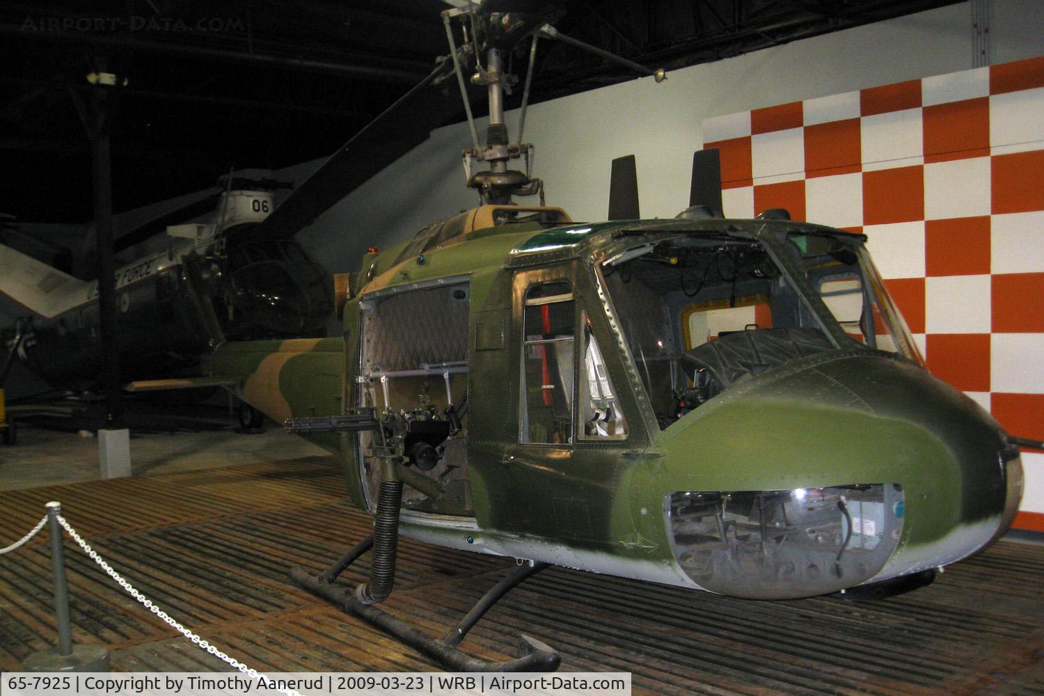 65-7925, 1965 Bell UH-1P Iroquois C/N 7066, Museum of Aviation, Robins AFB, registation number from Museum website, but I don't think its right.