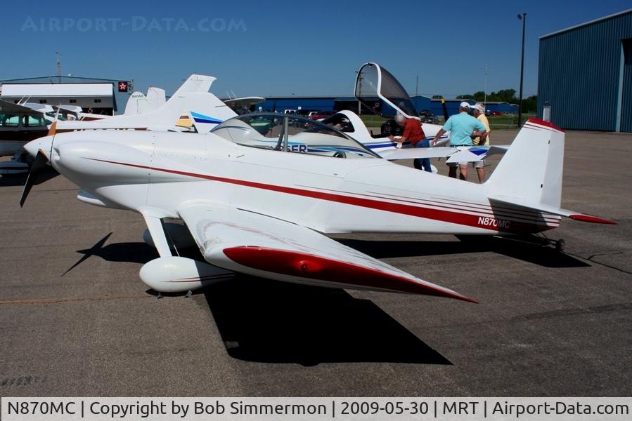 N870MC, 1990 Vans RV-4 C/N 0001, Fly-in breakfast at Marysville, Ohio
