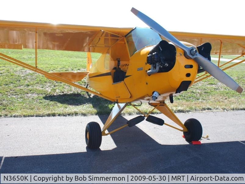 N3650K, 1946 Piper J3C-65 Cub C/N 22344, Fly-in breakfast at Marysville, Ohio