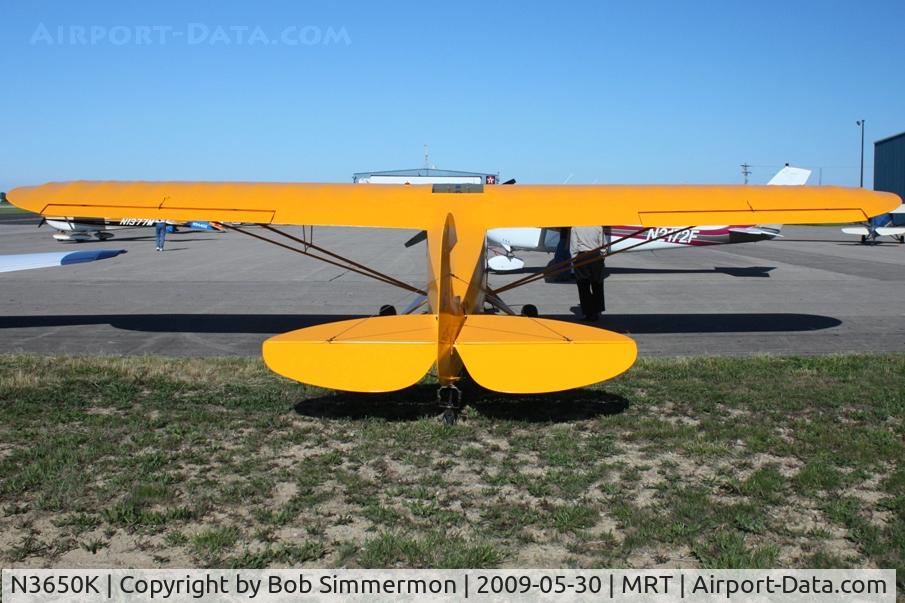 N3650K, 1946 Piper J3C-65 Cub C/N 22344, Fly-in breakfast at Marysville, Ohio