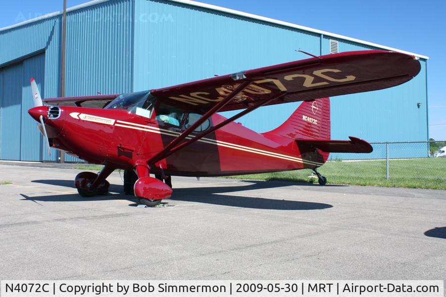N4072C, 1949 Stinson 108-3 Voyager C/N 108-5072, Fly-in breakfast at Marysville, Ohio