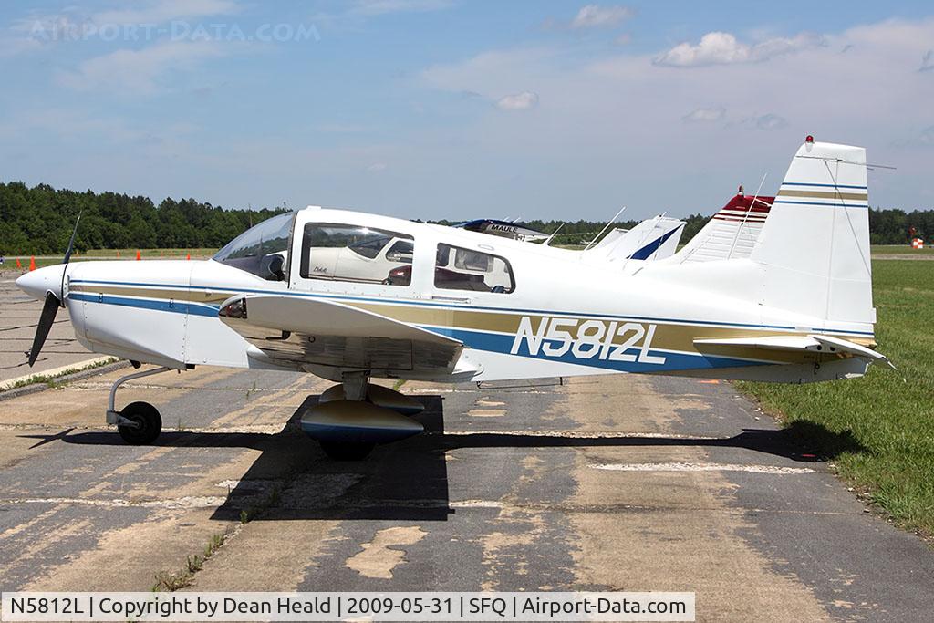N5812L, 1971 American AA-5 C/N AA5-0012, 1971 American Aviation AA-5 Traveler N5812L on display at the 2009 Virginia Regional Festival of Flight at Suffolk Executive Airport.