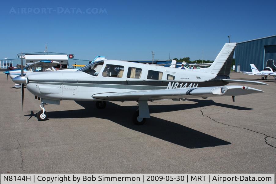 N8144H, 1980 Piper PA-32R-301 Saratoga C/N 32R-8013052, Fly-in breakfast at Marysville, Ohio