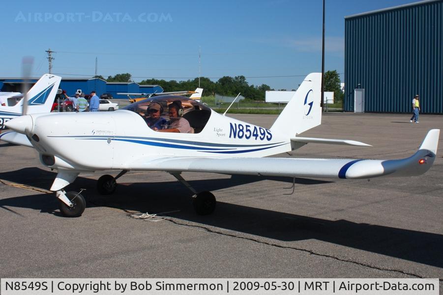 N8549S, 2007 Aero AT-4 LSA C/N AT4-004, Preparing to depart the Marysville, Ohio fly-in breakfast.