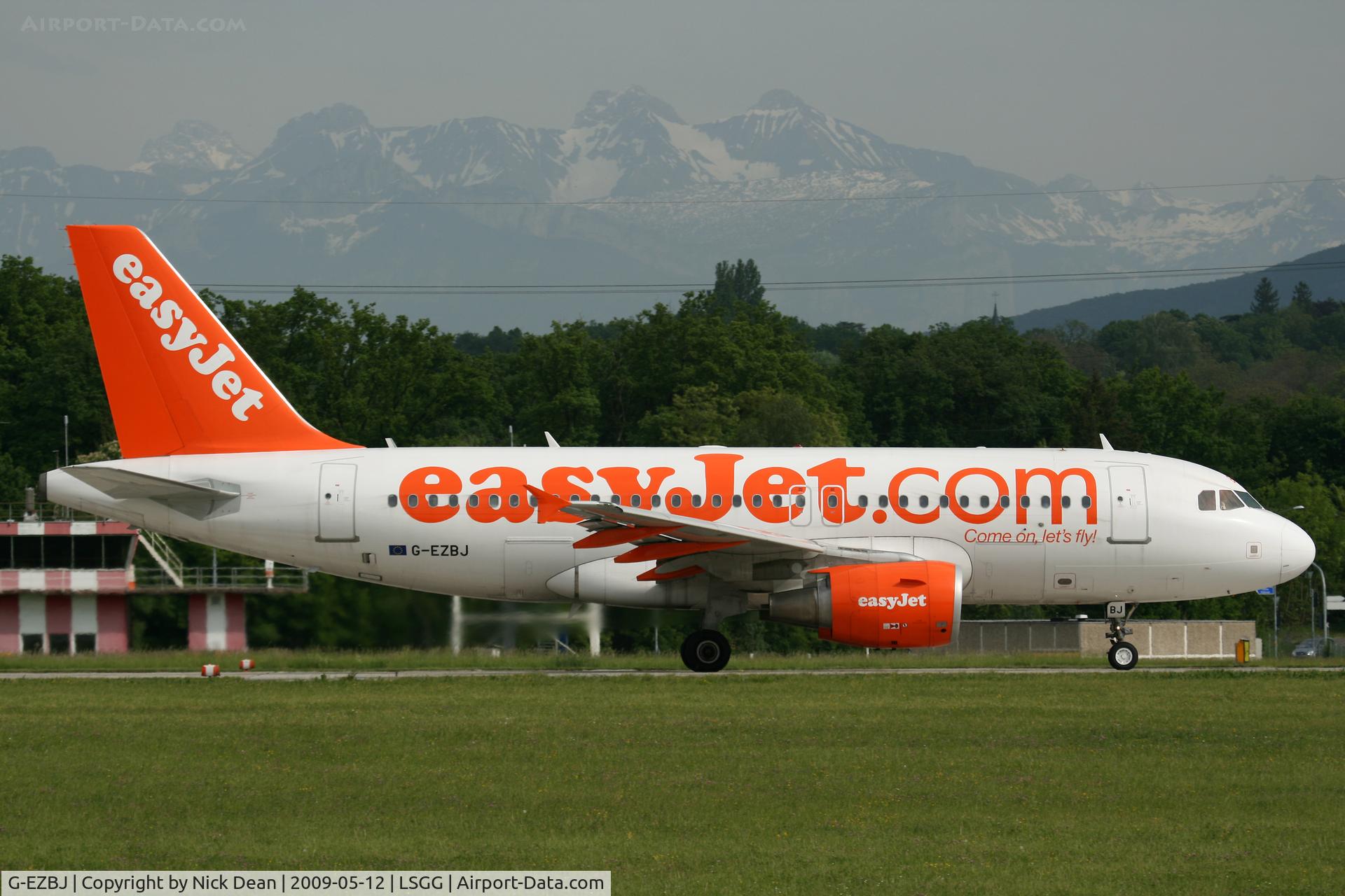 G-EZBJ, 2007 Airbus A319-111 C/N 3036, LSGG