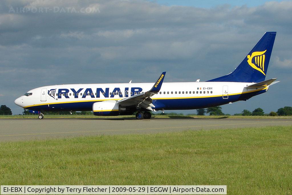 EI-EBX, 2009 Boeing 737-8AS C/N 35007, Ryanair B737 at Luton