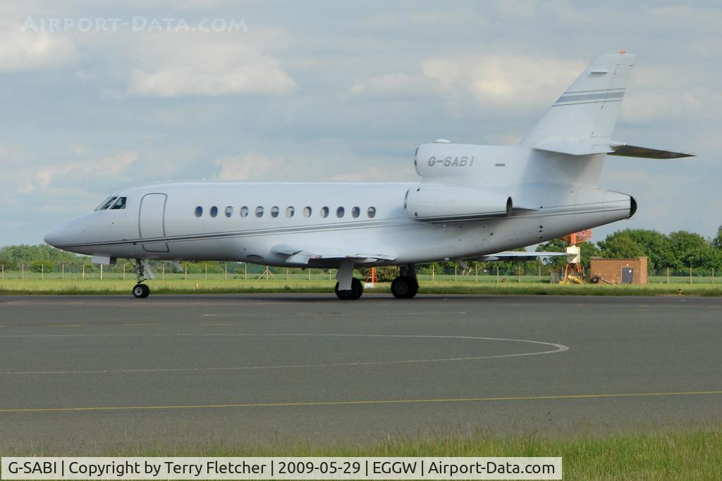G-SABI, 2005 Dassault Falcon 900EX C/N 150, British Falcon at Luton