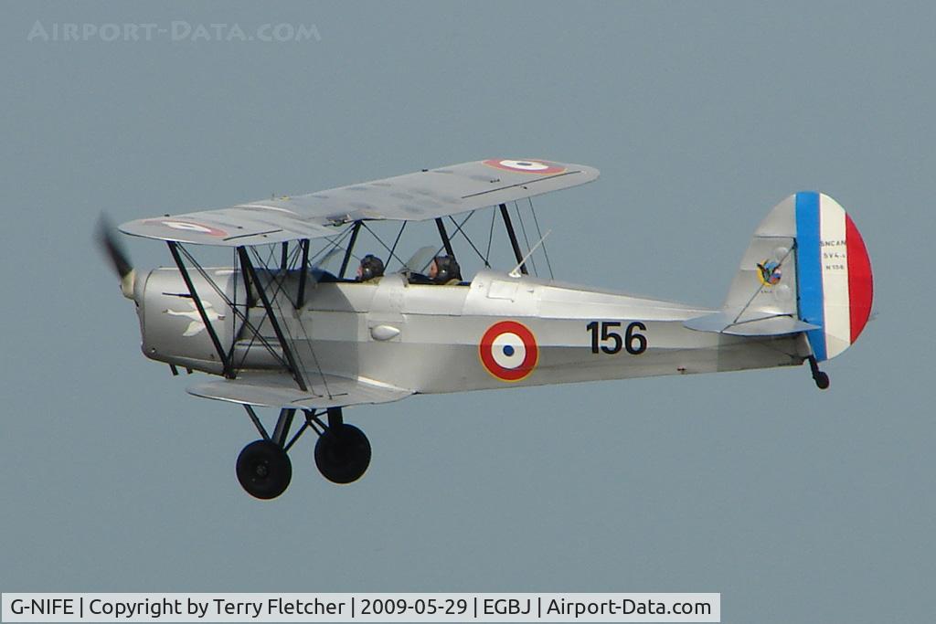 G-NIFE, 1946 Stampe-Vertongen SV-4A C/N 156, 1946 Stampe SV4A - Serial 156 - turns for Finals