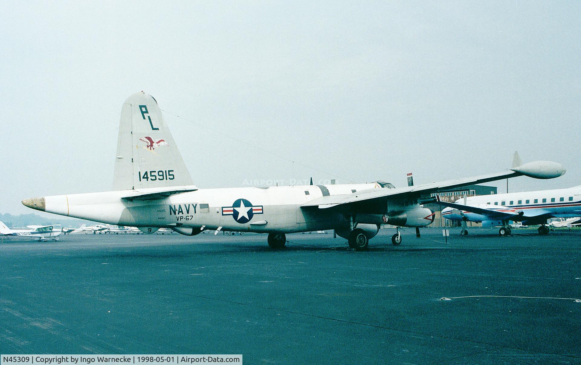 N45309, 1957 Lockheed SP-2H (P2V-7S) Neptune C/N 726-7180, Lockheed SP-2H (USN 145915) at the Mid Atlantic Air Museum, Reading PA