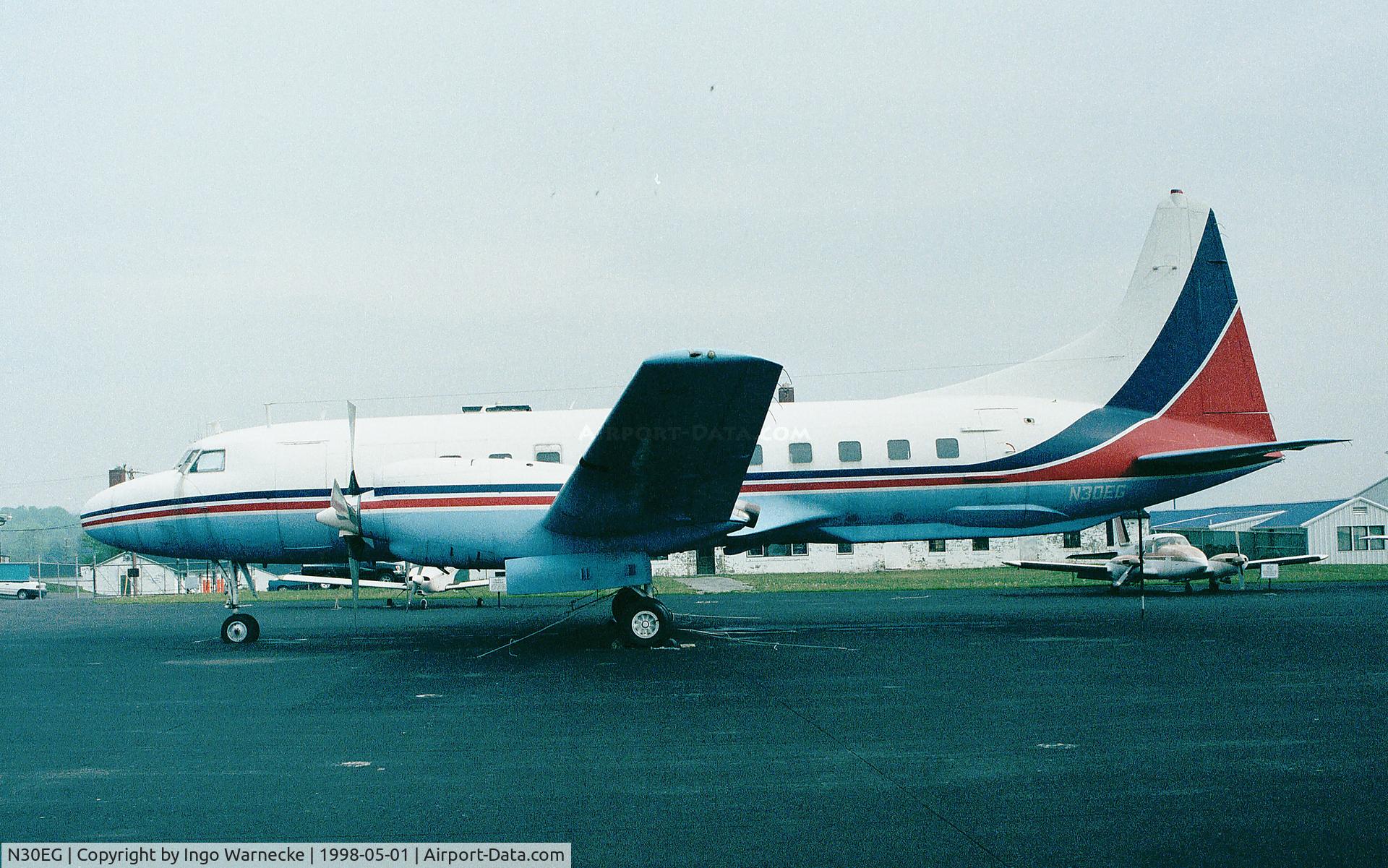 N30EG, 1954 Convair 580 C/N 202, Convair 580 at the Mid Atlantic Air Museum, Reading PA