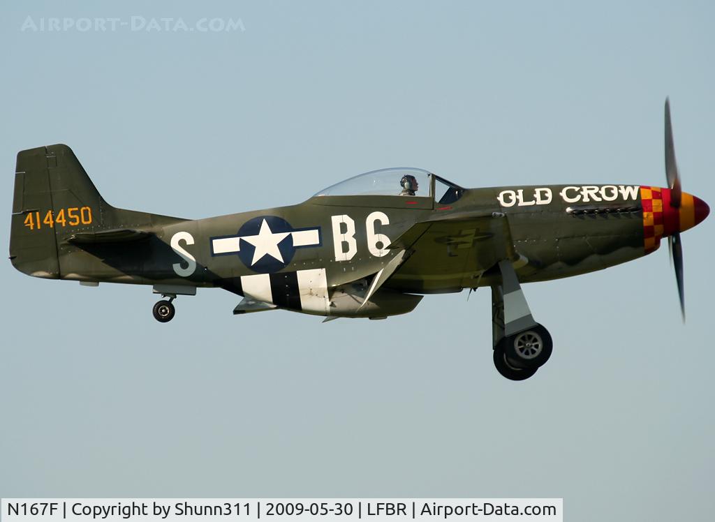 N167F, 1944 North American P-51D Mustang C/N 122-40417, On landing during Air Expo Airshow 2009