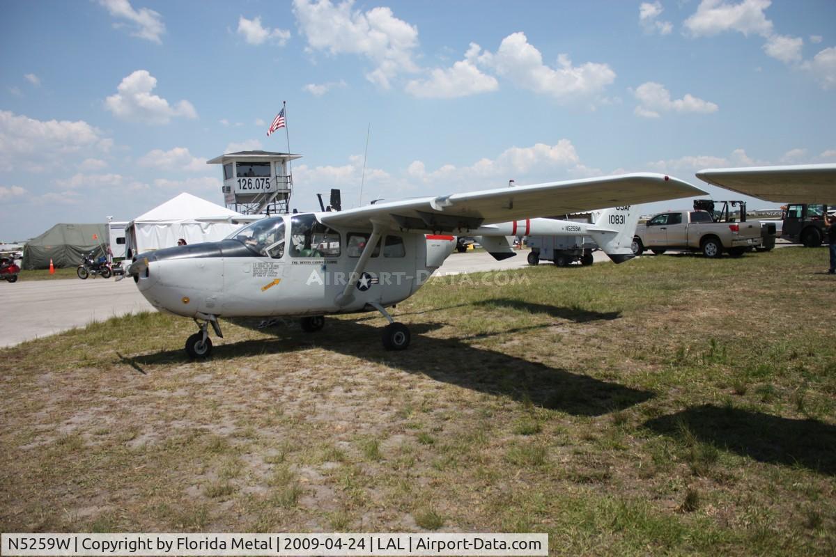 N5259W, 1968 Cessna M337B (O-2A) Super Skymaster C/N 337M-0196 (68-10831), Cessna O-2