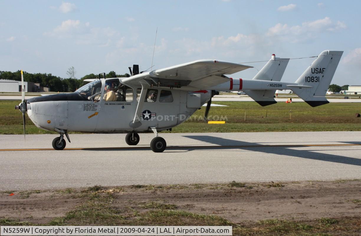 N5259W, 1968 Cessna M337B (O-2A) Super Skymaster C/N 337M-0196 (68-10831), Cessna O-2