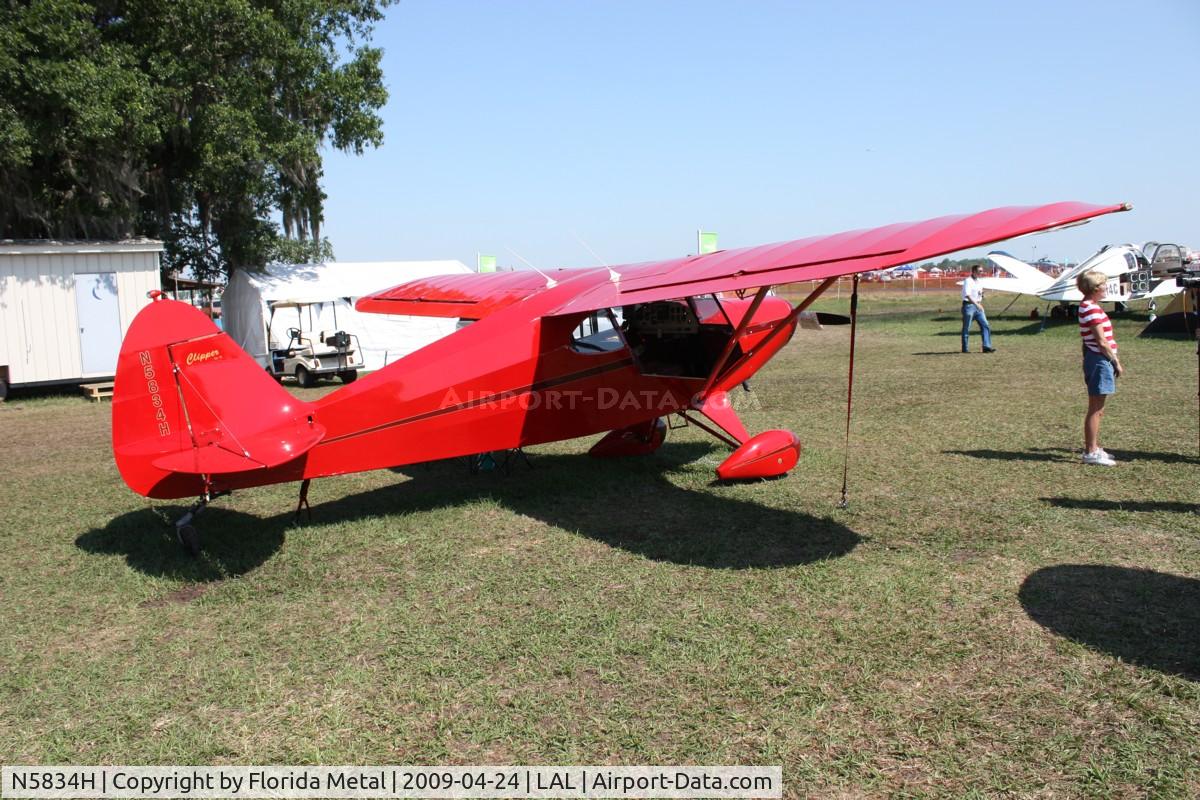 N5834H, 1949 Piper PA-16 Clipper C/N 16-453, Piper PA-16