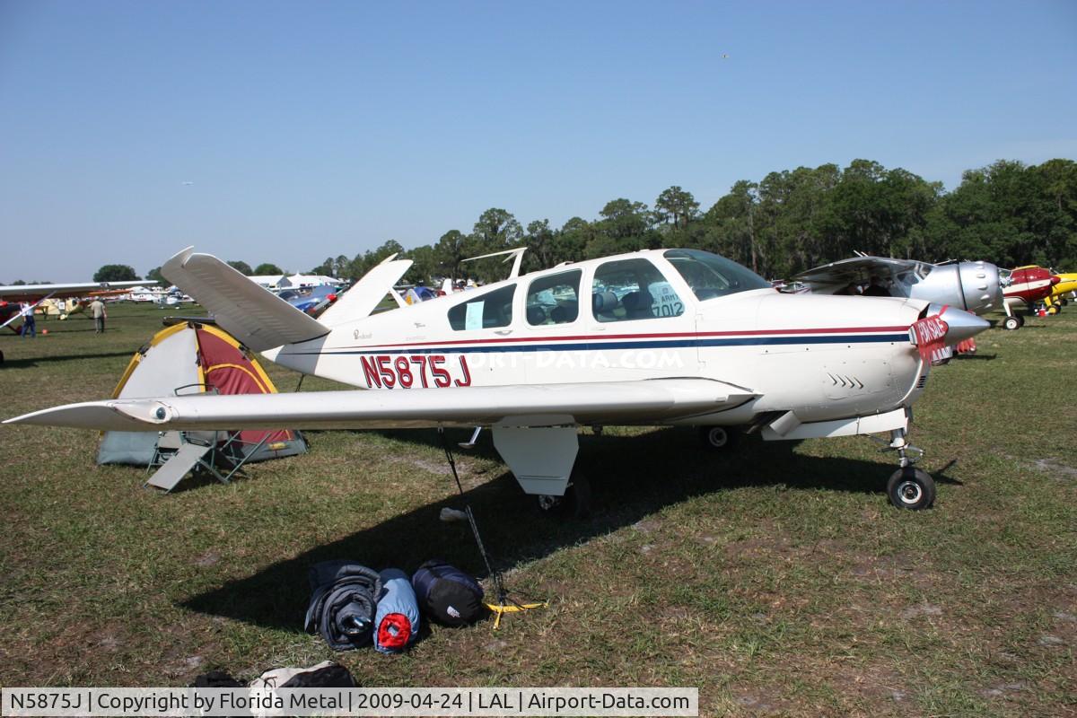 N5875J, 1965 Beech S35 Bonanza C/N D-7868, Beech S35