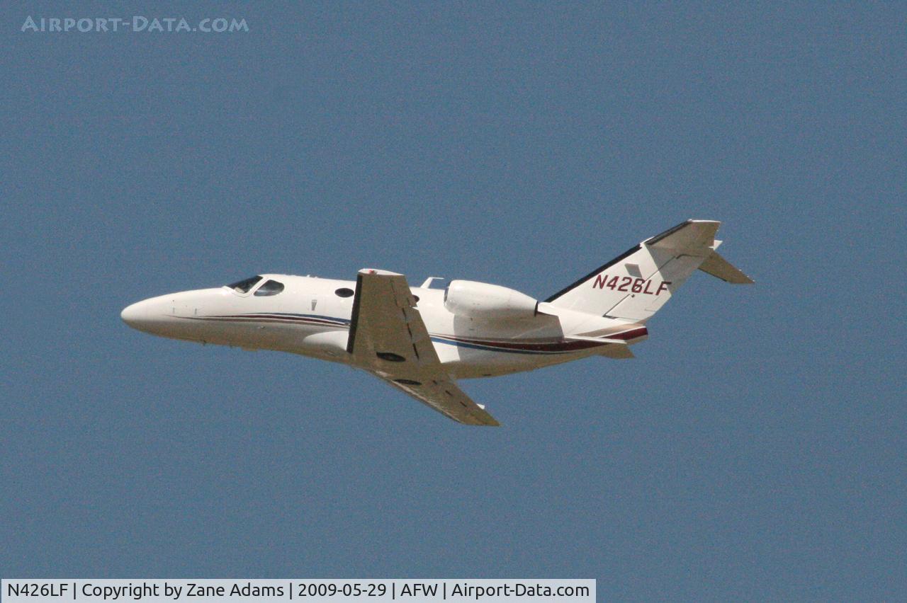 N426LF, 2009 Cessna 510 Citation Mustang Citation Mustang C/N 510-0170, Departing Alliance, Fort Worth