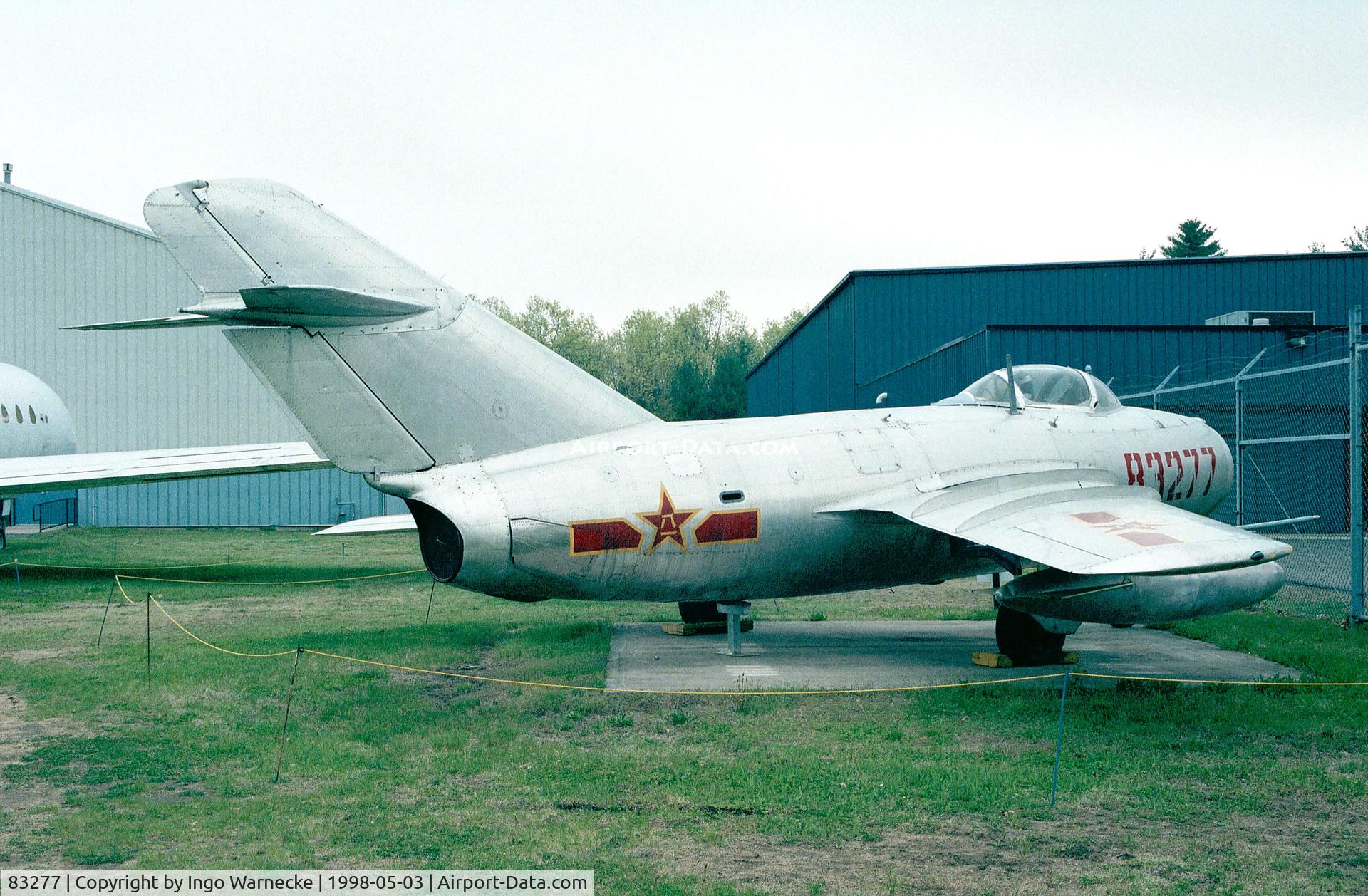 83277, Mikoyan-Gurevich MiG-15 C/N 83277, Mikoyan i Gurevich MiG-15 FAGOT at the New England Air Museum, Windsor Locks CT