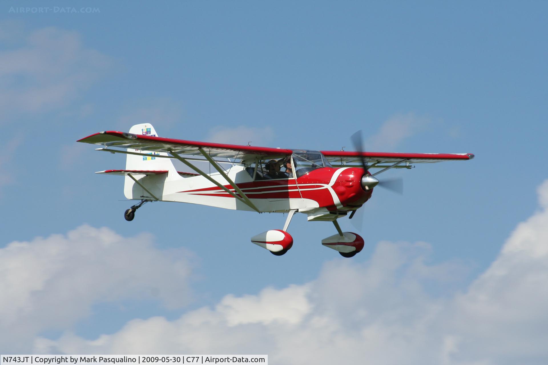 N743JT, 1998 Skystar Kitfox Series 5 C/N S9501-0091, Kitfox Series 5