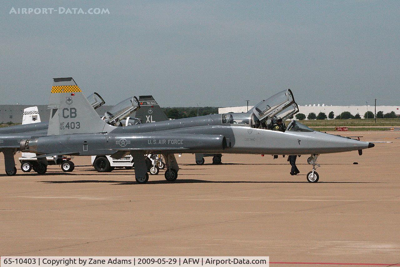 65-10403, 1965 Northrop T-38A-60-NO Talon C/N N.5822, At Alliance, Fort Worth