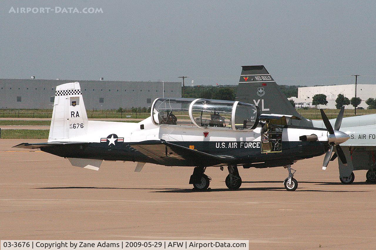 03-3676, 2003 Raytheon T-6A Texan II C/N PT-222, At Alliance, Fort Worth