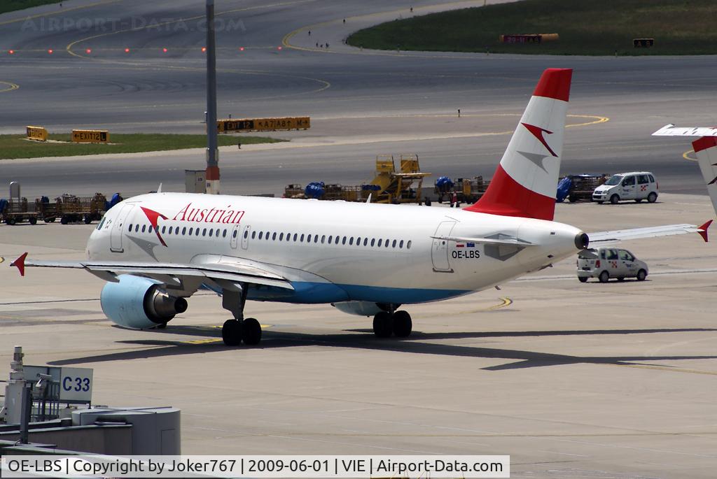 OE-LBS, 2000 Airbus A320-214 C/N 1189, Austrian Airlines Airbus A320-214