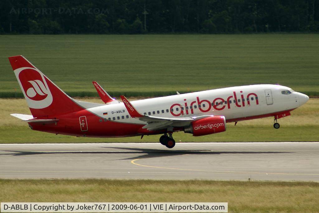 D-ABLB, 2008 Boeing 737-76J C/N 36115, Air Berlin Boeing 737-76J(WL)