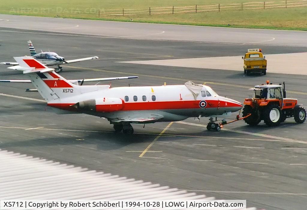 XS712, 1965 Hawker Siddeley HS.125 Dominie T.1 C/N 25040, Airshow 1994