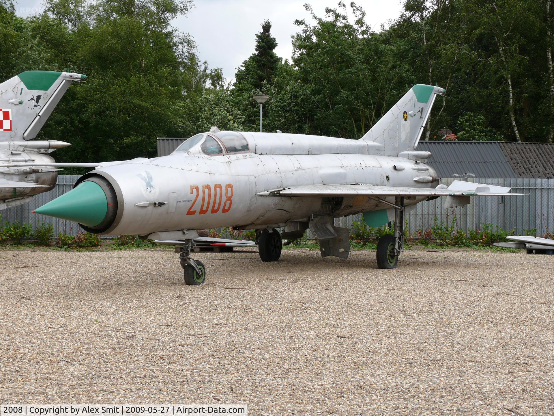 2008, 1976 Mikoyan-Gurevich MiG-21M C/N 962008, Mikoyan Mig21M Fishbed 2008 Polish Air Force part of the collection of Mr Piet Smets from Baarlo (PH) and stored in a small compound in Kessel (PH)