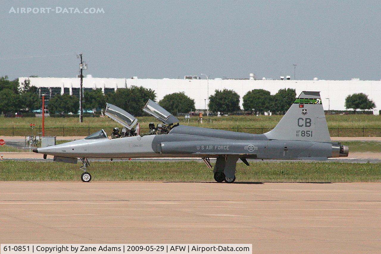 61-0851, 1961 Northrop T-38A Talon C/N N.5217, At Alliance, Fort Worth