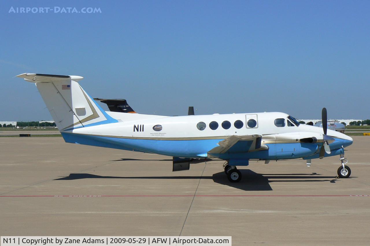 N11, 1973 Beech A200 C/N BD-1, FAA King Air at Alliance, Fort Worth