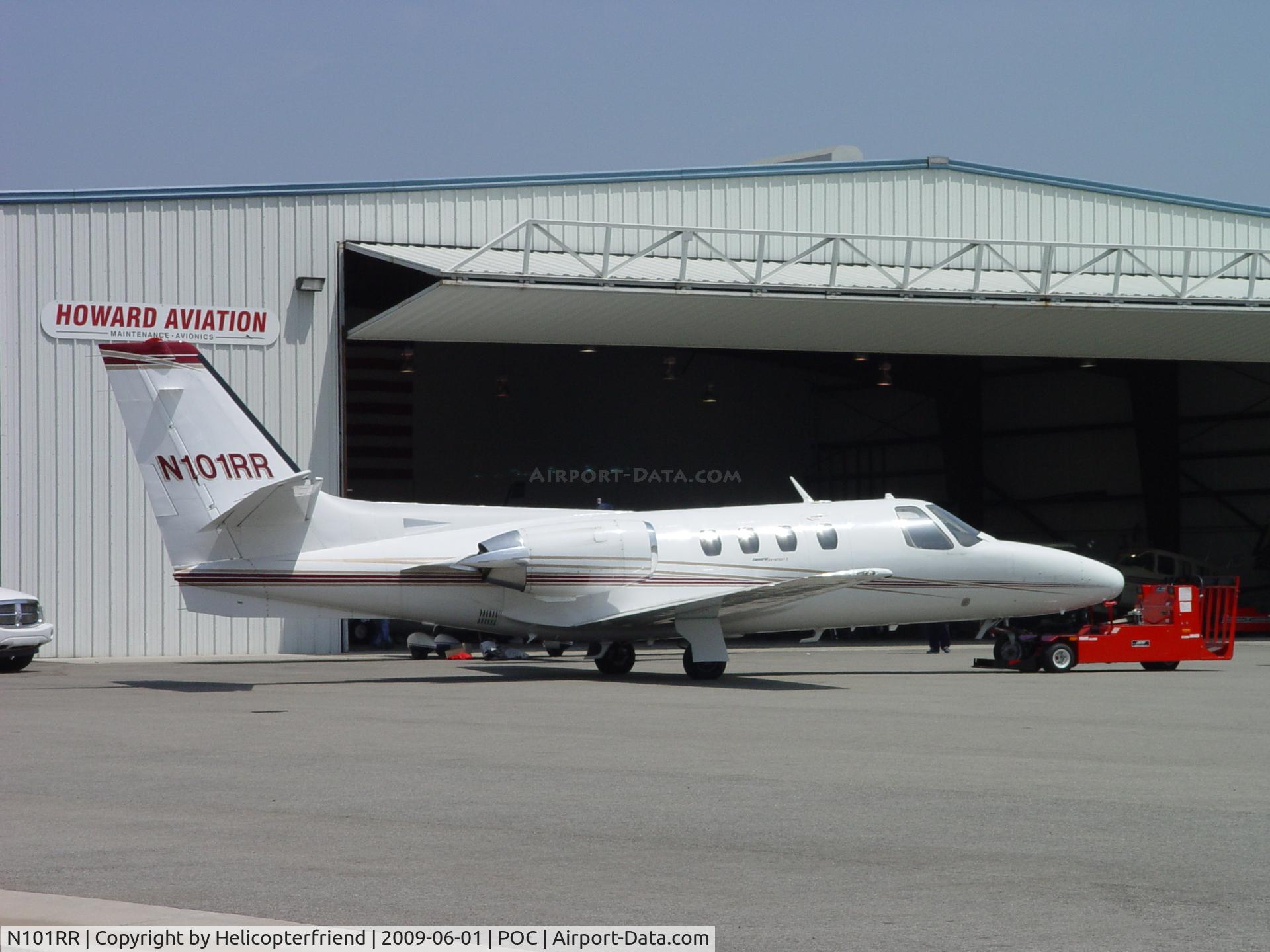 N101RR, 1982 Cessna 501 Citation I/SP C/N 501-0241, Parked at Howard Aviation
