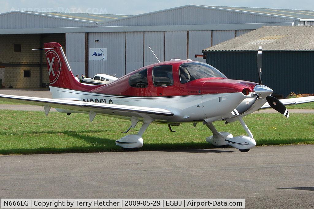 N666LG, 2009 Cirrus SR22 C/N 3429, Cirrus SR22 at Gloucestershire Airport