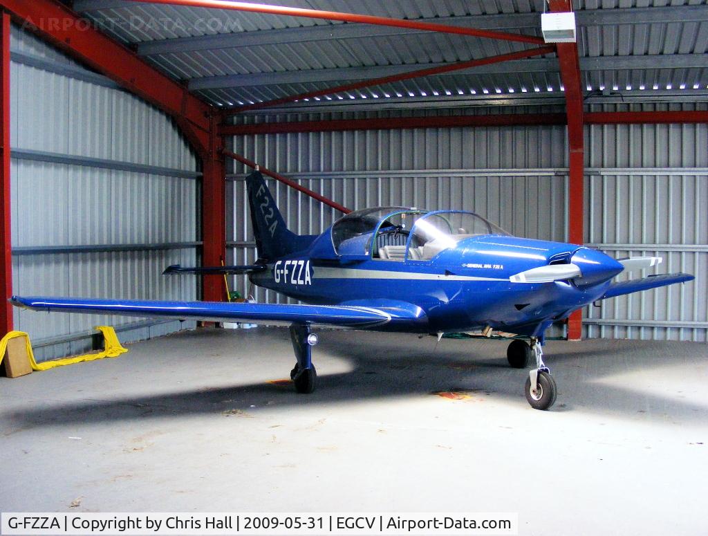 G-FZZA, 1998 General Avia F-22A C/N 018, new resident at Sleap
