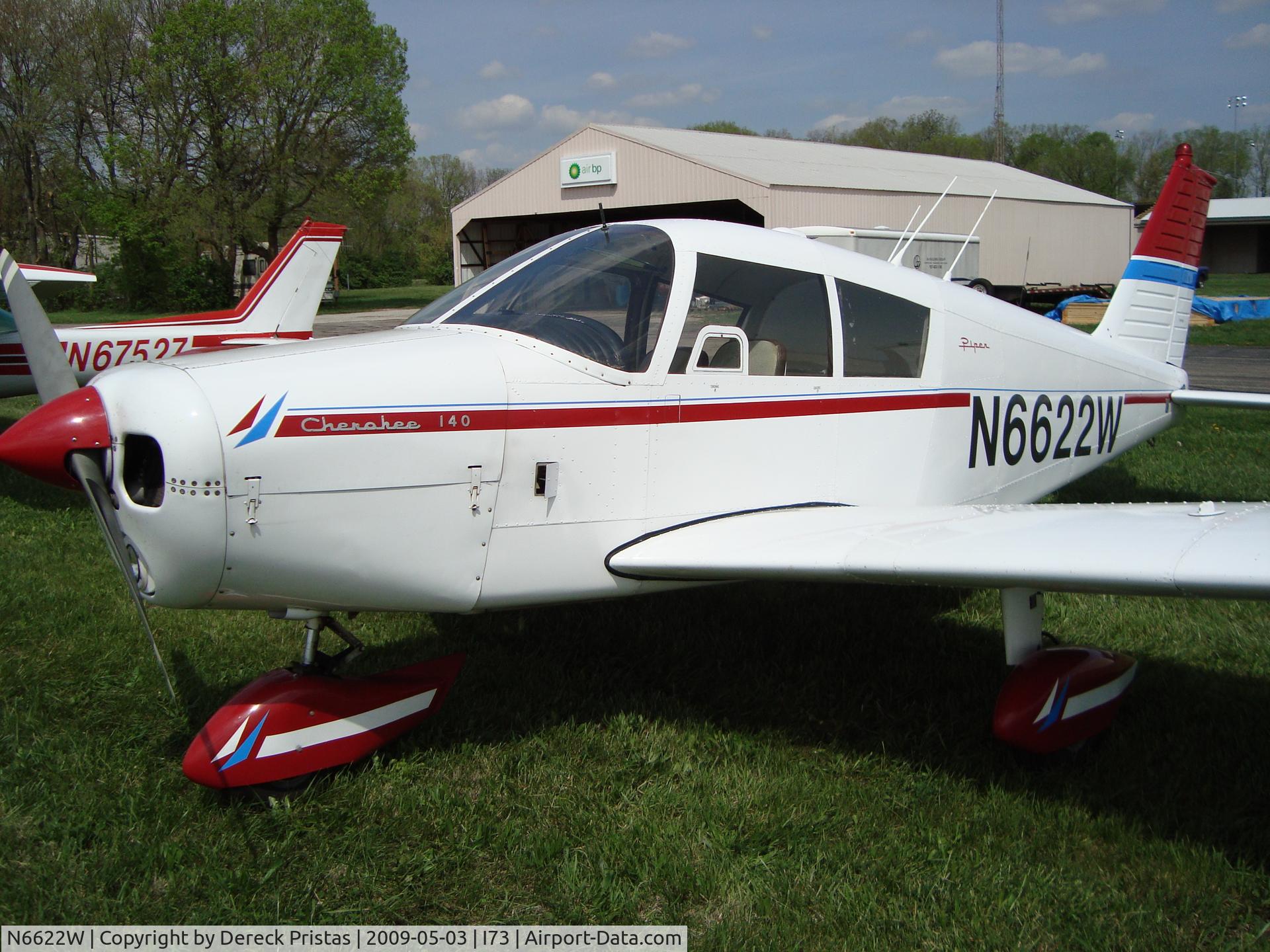 N6622W, 1965 Piper PA-28-140 Cherokee C/N 28-20718, Piper 140