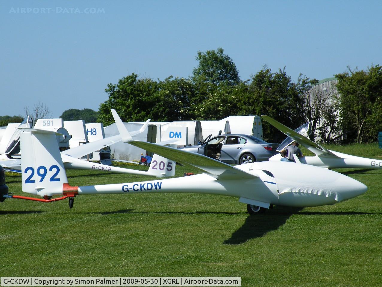 G-CKDW, 2002 Schleicher ASW-27 C/N 27196, Schleicher ASW-27 at Gransden Lodge