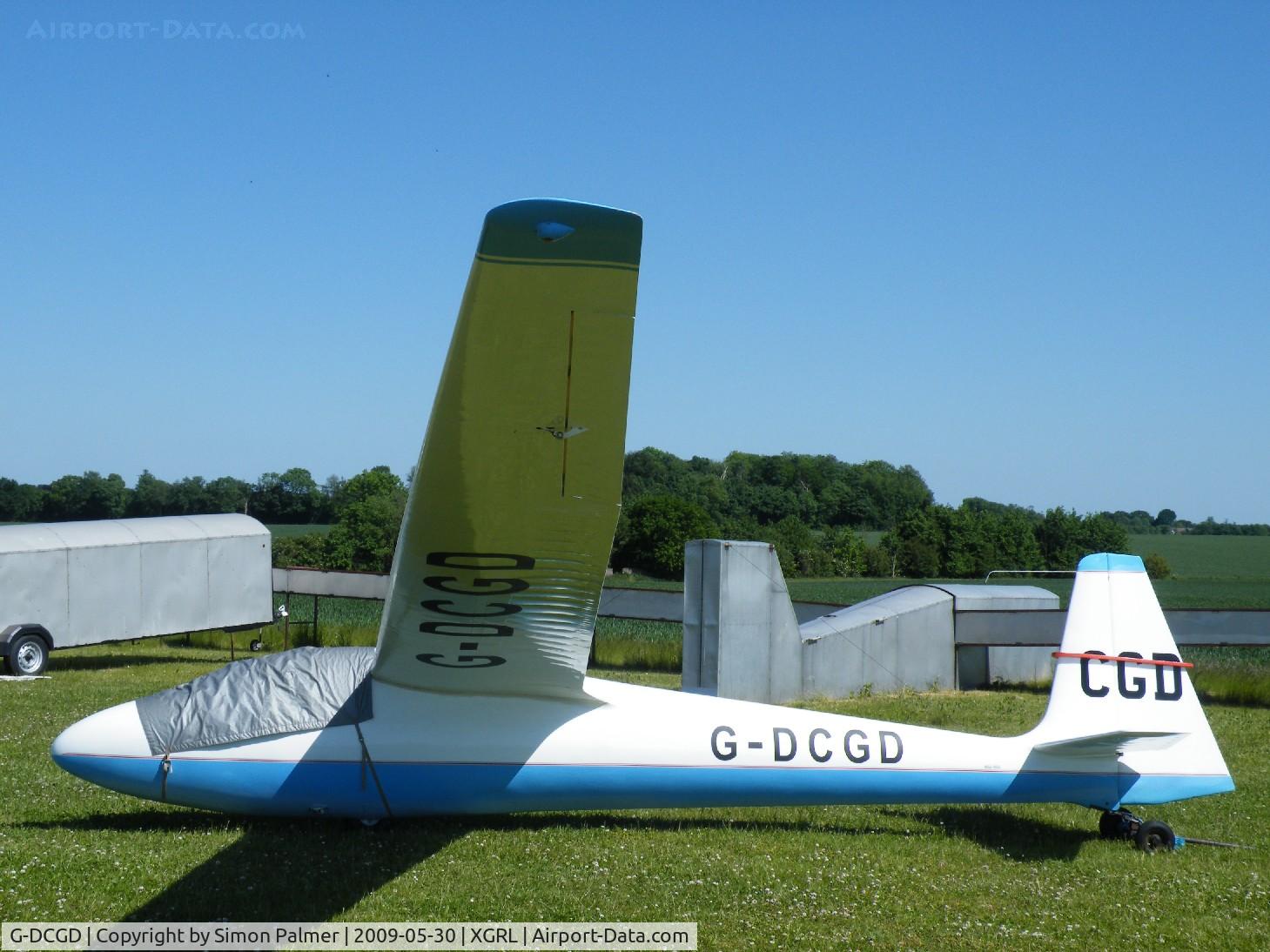 G-DCGD, 1968 Schleicher Ka-6E Rhonsegler C/N 4202, Schleicher Ka6E Rhonsegler at Gransden Lodge
