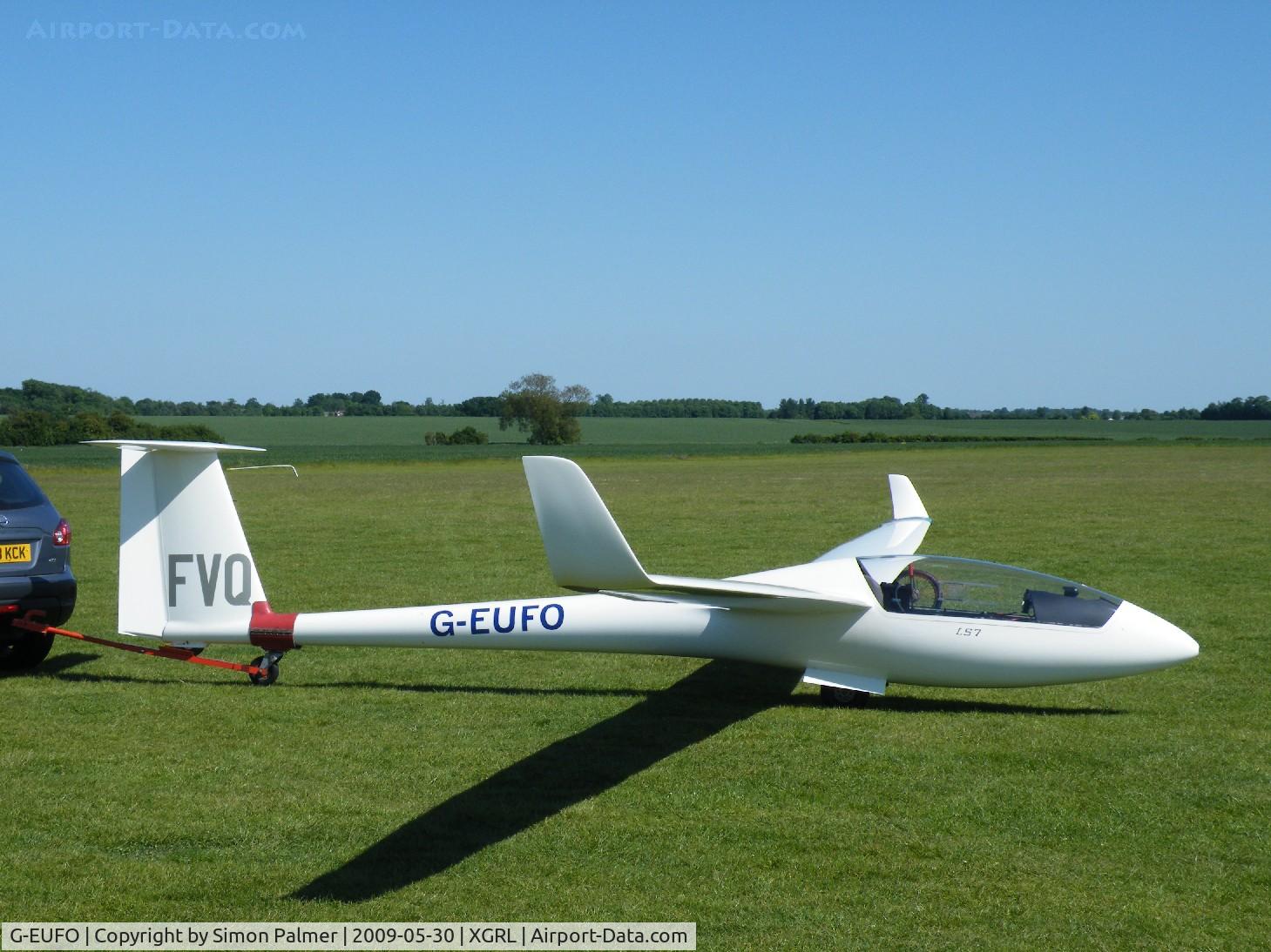 G-EUFO, 1989 Rolladen-Schneider LS-7WL C/N 7079, Rolladen-Schneider LS-7WL at Gransden Lodge