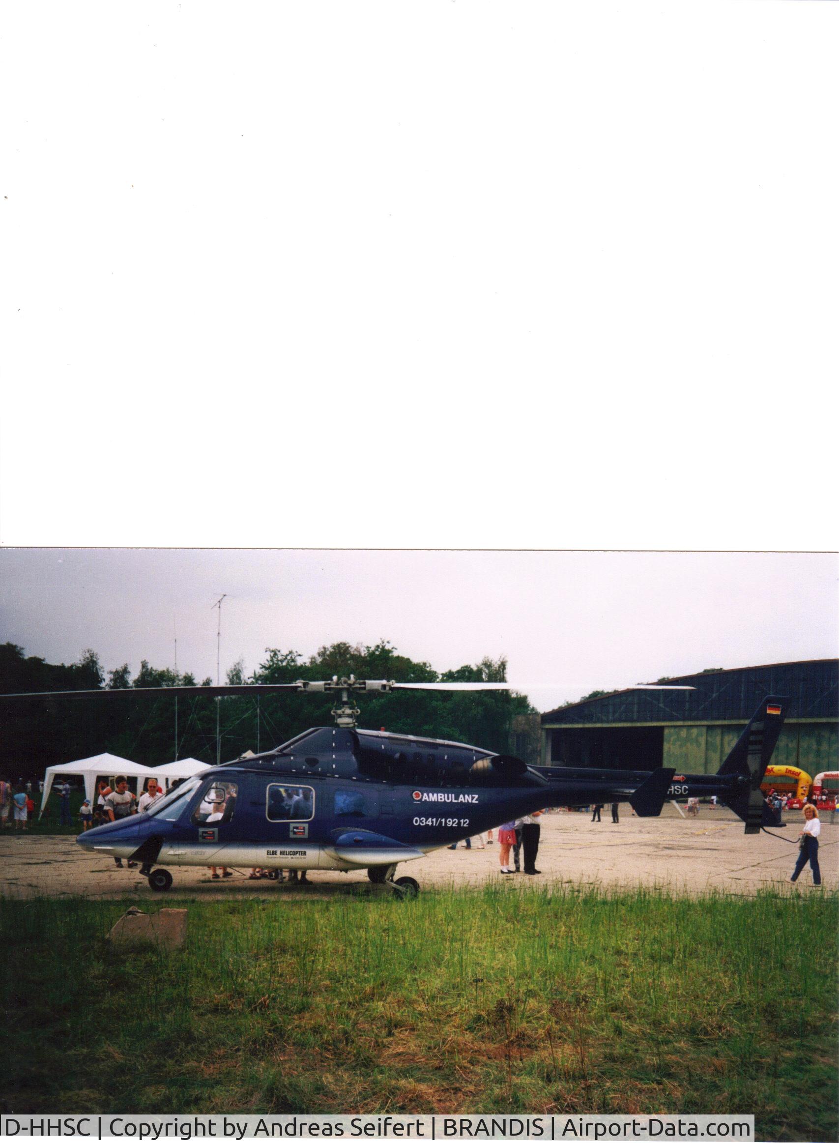 D-HHSC, 1982 Bell 222A C/N 47080, Brandis 1996