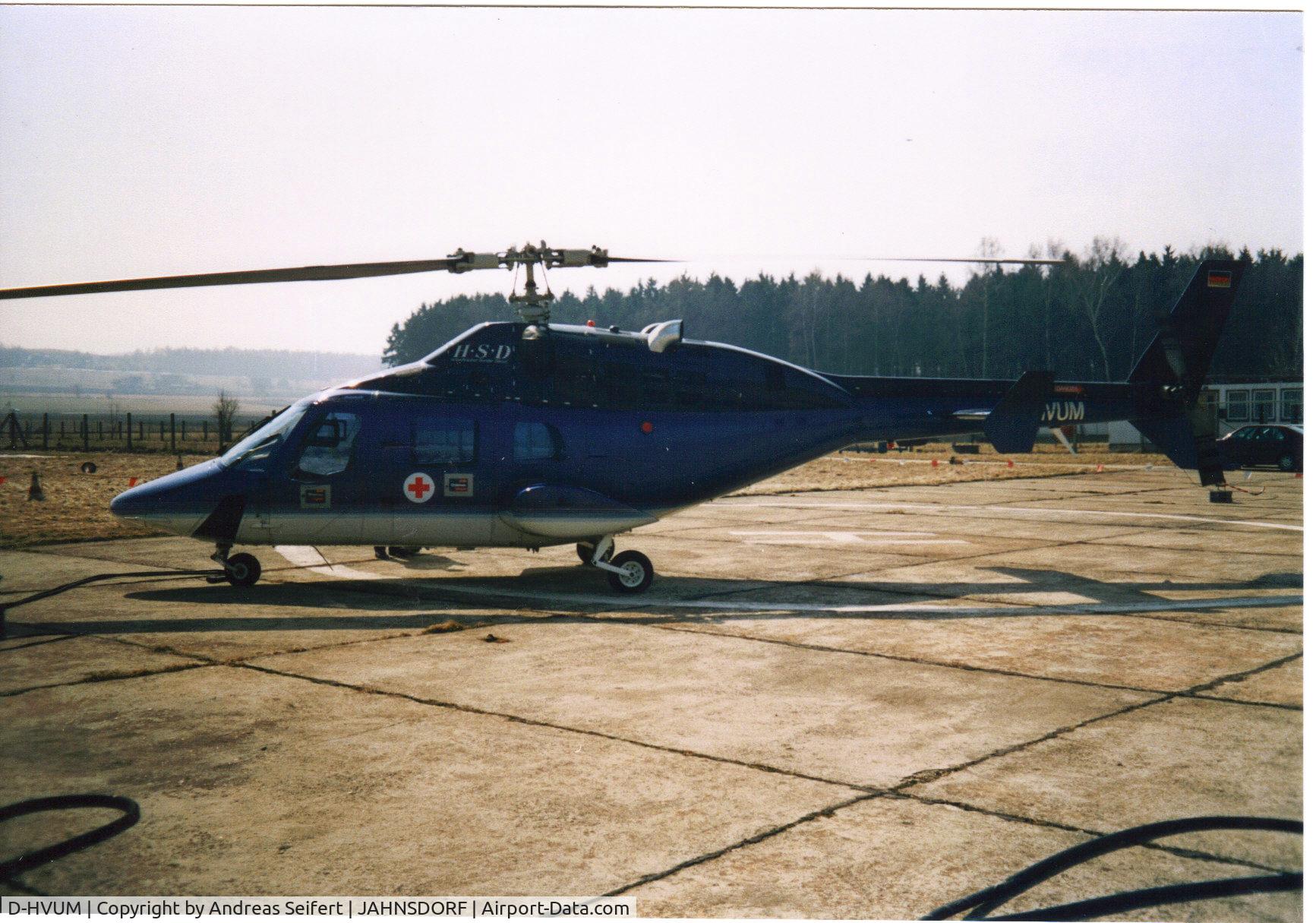 D-HVUM, 1980 Bell 222 C/N 47052, Jahnsdorf