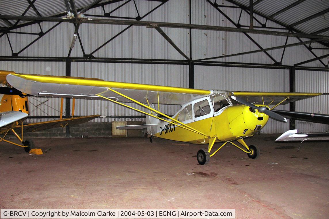 G-BRCV, 1945 Aeronca 7AC Champion C/N 7AC-282, Aeronca 7AC Champion at Bagby Airfield.