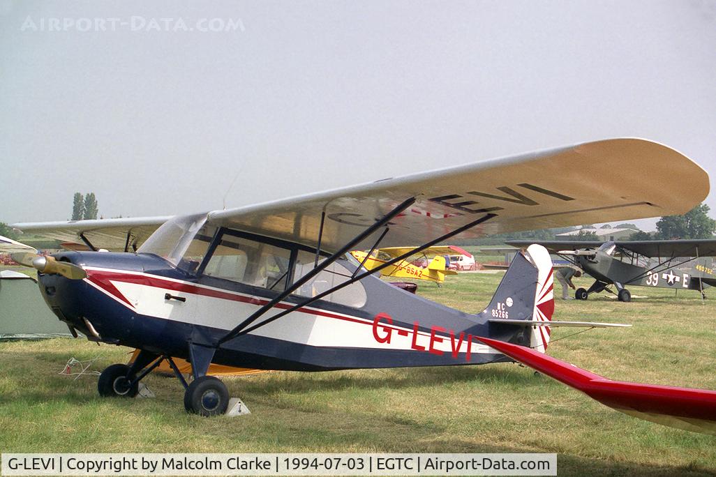 G-LEVI, 1946 Aeronca 7AC Champion C/N 7AC-4001, Aeronca 7AC Champion at the 1994 PFA Rally.