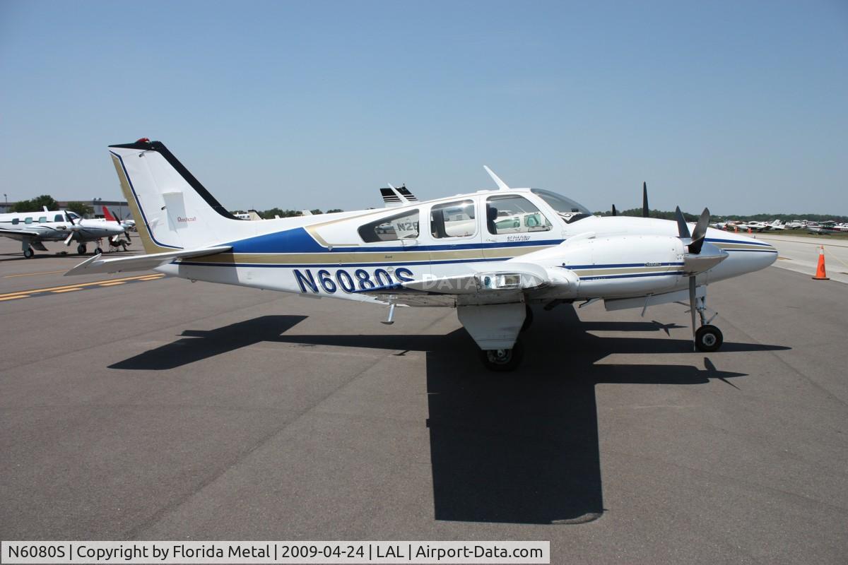 N6080S, 1975 Beech E-55 Baron C/N TE-1067, Beech E55 Baron