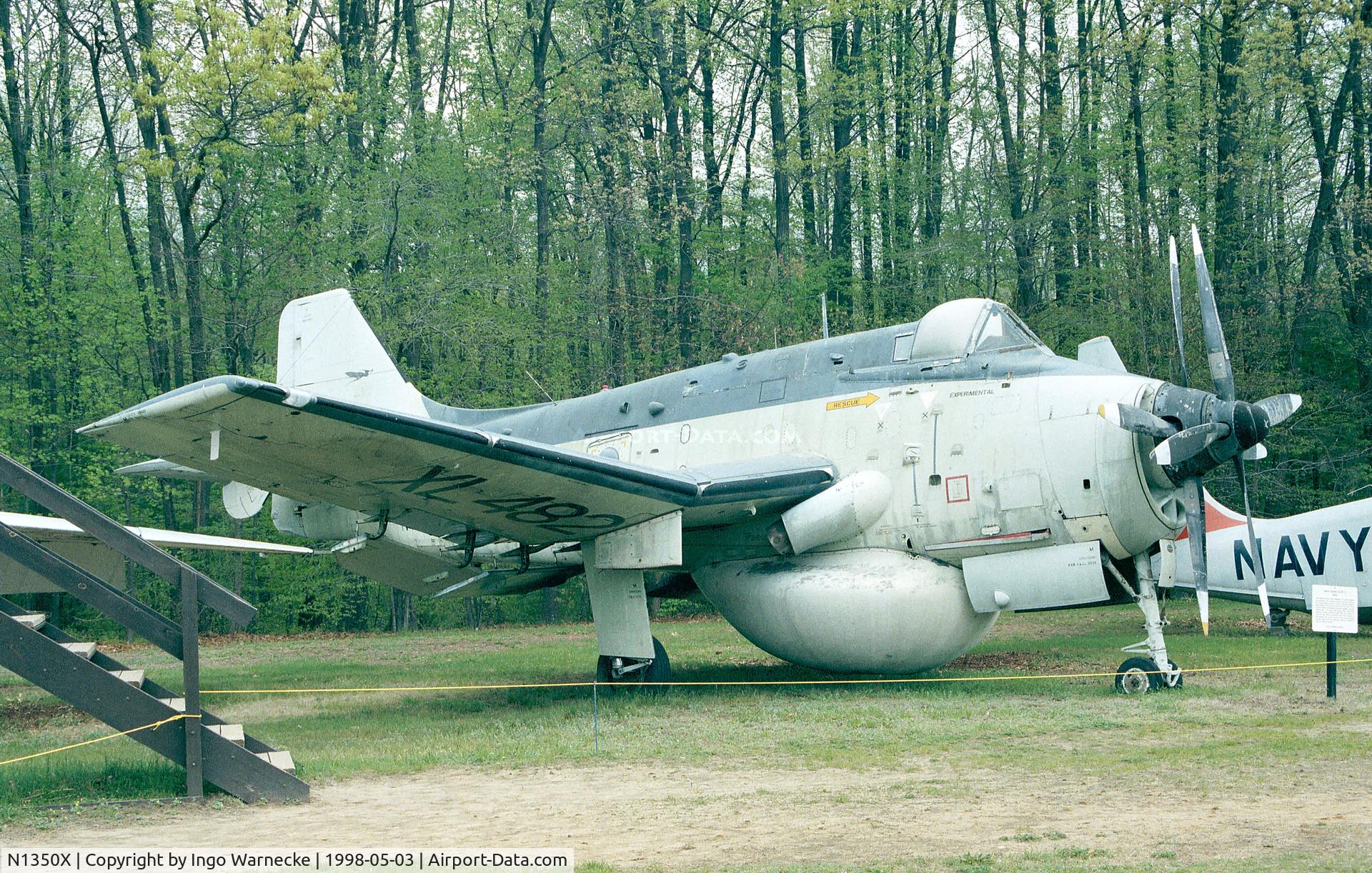 N1350X, 1960 Fairey Gannet AEW.3 C/N F9451, Fairey Gannet AEW3 at the New England Air Museum, Windsor Locks CT