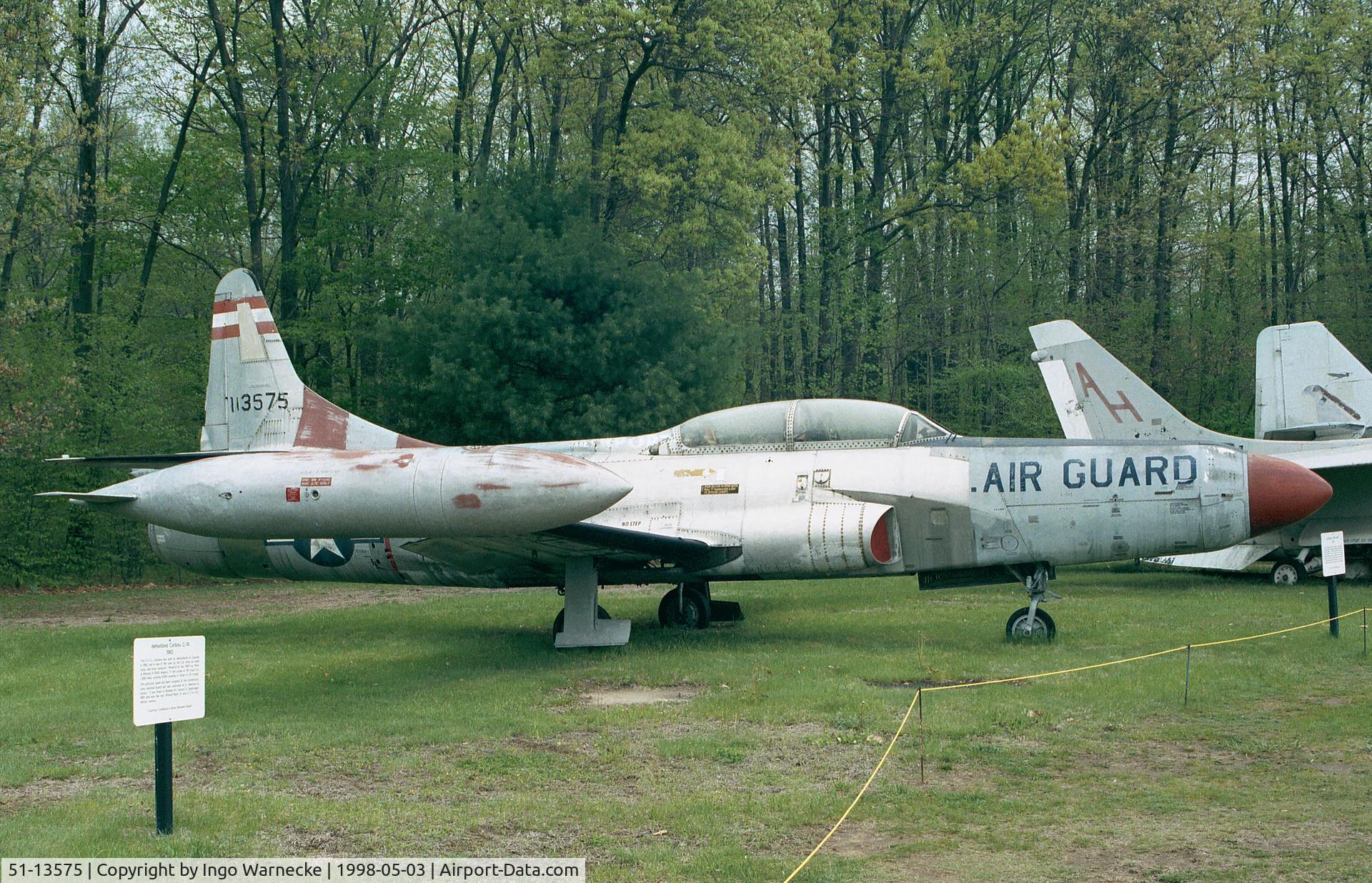 51-13575, 1952 Lockheed F-94C-1-LO Starfire C/N 880-8359, Lockheed F-94C Starfire of the USAF at the New England Air Museum, Windsor Locks CT