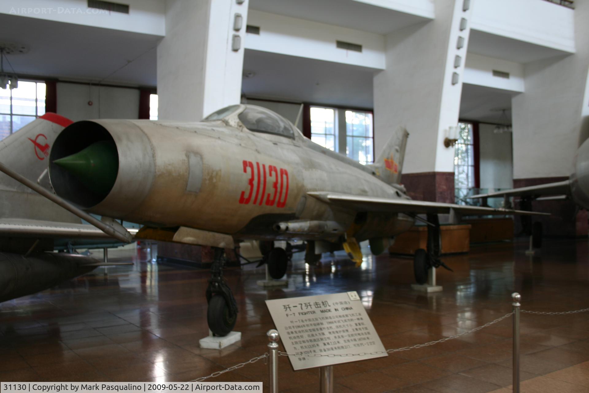 31130, Chengdu J-5 C/N Not found, Chengdu J-7i on display at Military Museum Beijing