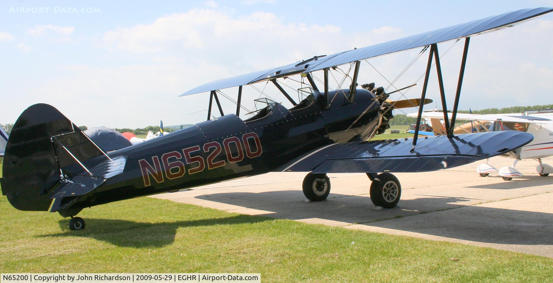 N65200, 1941 Boeing A75N1(PT17) C/N 75-3817, At Goodwood