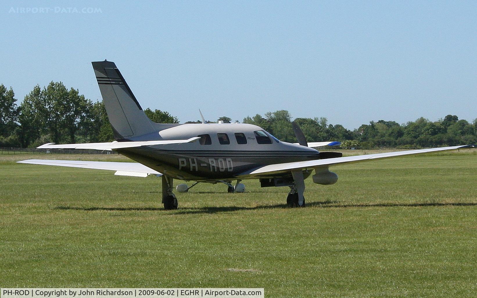 PH-ROD, Piper PA-46-350P Malibu Mirage C/N 4636443, At Goodwood