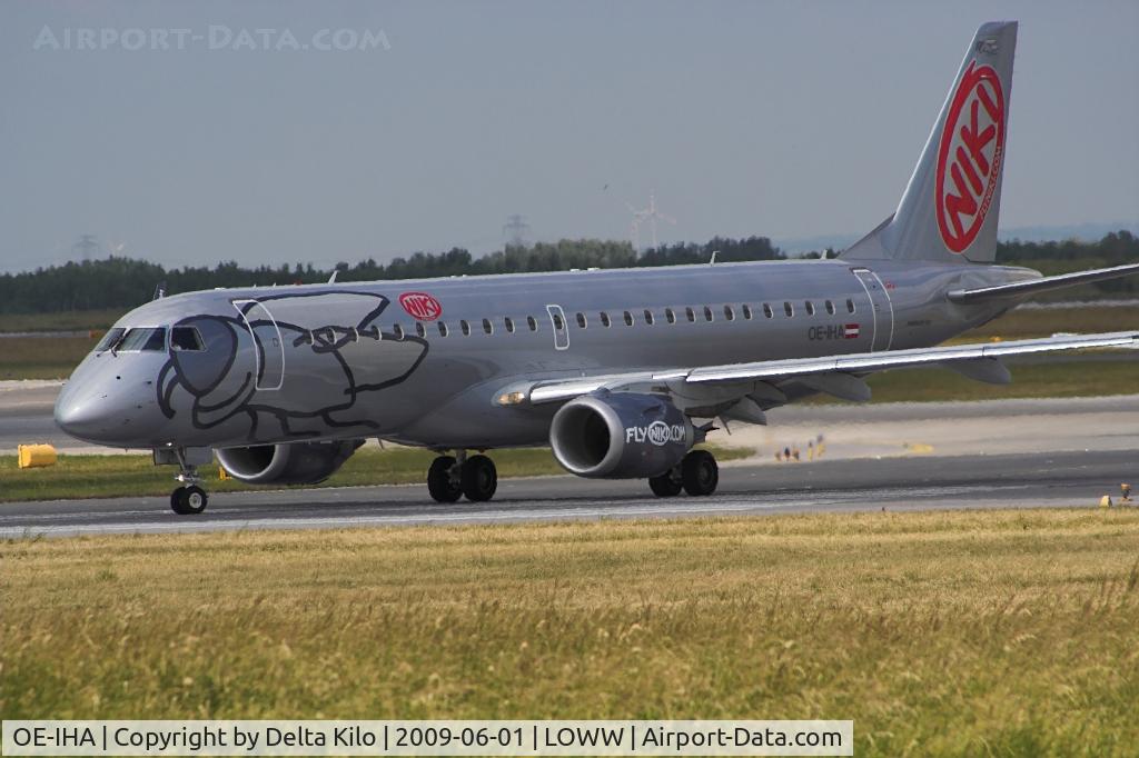 OE-IHA, 2009 Embraer 190LR (ERJ-190-100LR) C/N 19000285, NIKI new Embraer del.2009-05-14