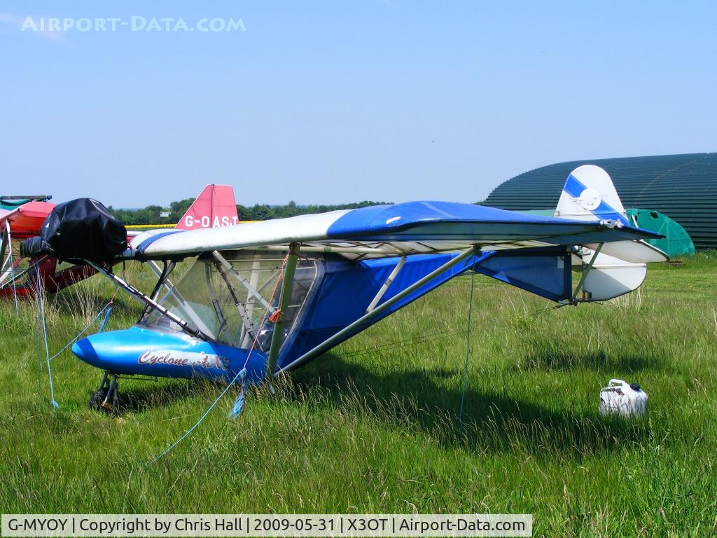G-MYOY, 1994 Cyclone Airsports AX3/503 C/N C 3123191, Otherton Microlight Airfield